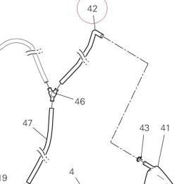 Hose, drain 93410541A