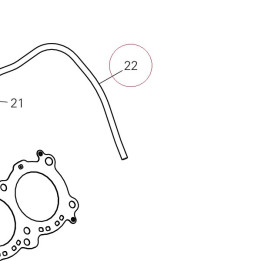 Hose, drain 93410551A