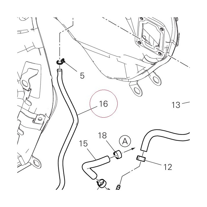 Tubo redex uht Ø6X13 L=650 93512181A