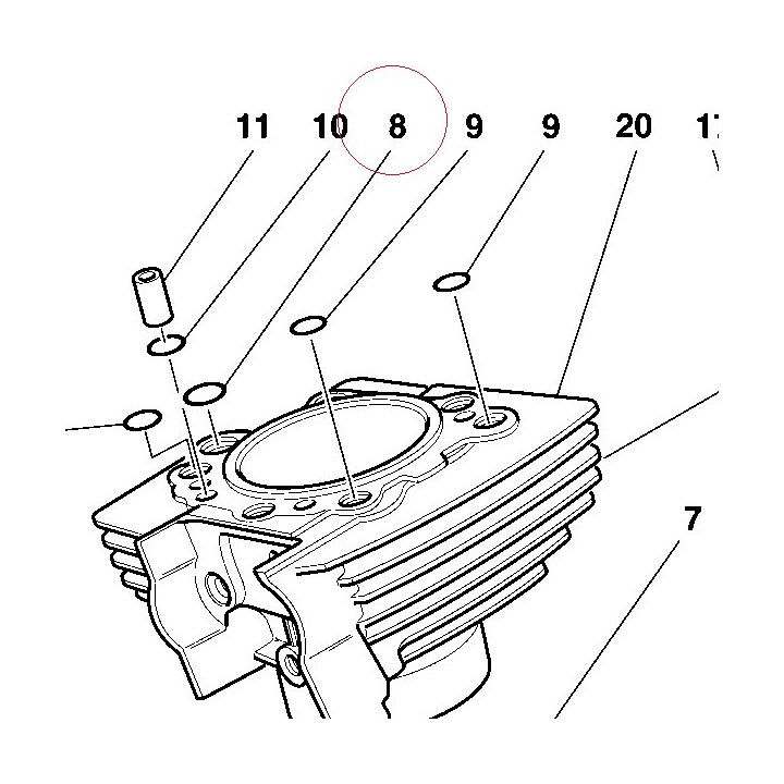 Gaco or gasket 938233081