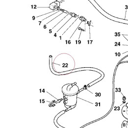 Degasing tube/return 958361717