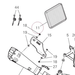 Filter, air 96010111A