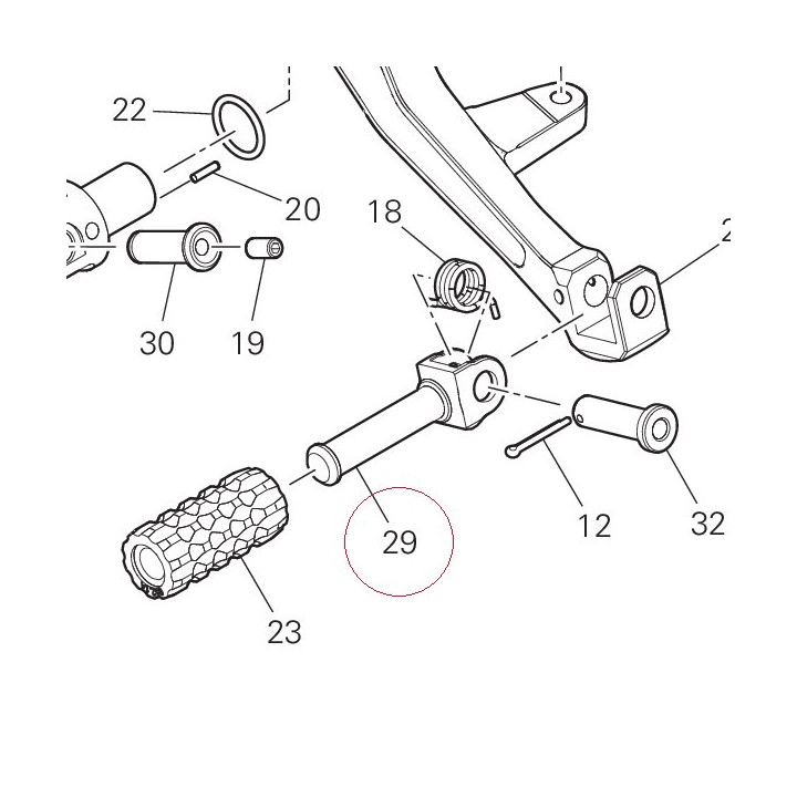 Pedal, brake 96211151AA