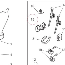 Cap, connector 96540031A