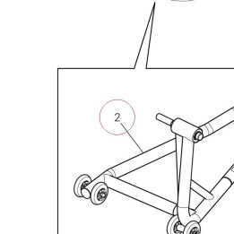Rear stand 96797310BA