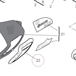 Swingarm slider 97110631A