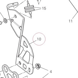 Right bracket 97610401AA