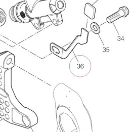 Right bracket 97611111AA