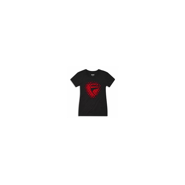 Ladies t-shirt cuore — réf. 987710992 | Ducati Store