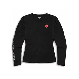 Ladies t-shirt essential LS — réf. 987804712 | Ducati Store