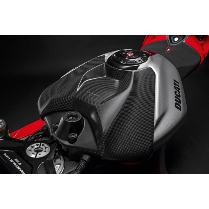 Cache réservoir en carbone — réf. 96981821AA | Ducati Store