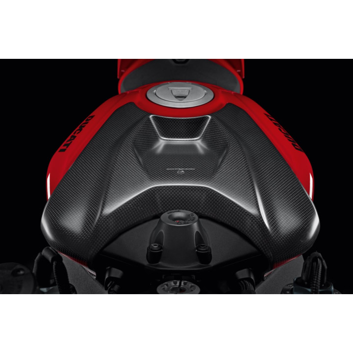 Cache réservoir en carbone — réf. 96981821AA | Ducati Store