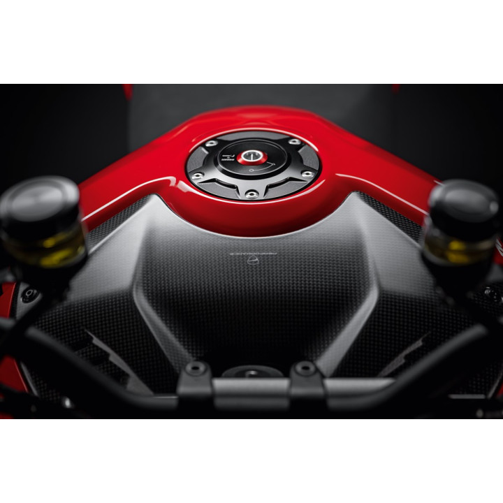 Cache réservoir en carbone — réf. 96981262AA | Ducati Store