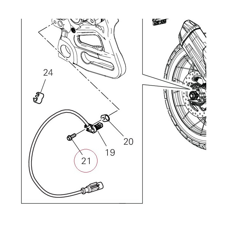 Vis tef M6X16 77210601A — réf. 77210601A | Ducati Store