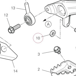 Écrou basse M6 74750051B — réf. 74750051B | Ducati Store