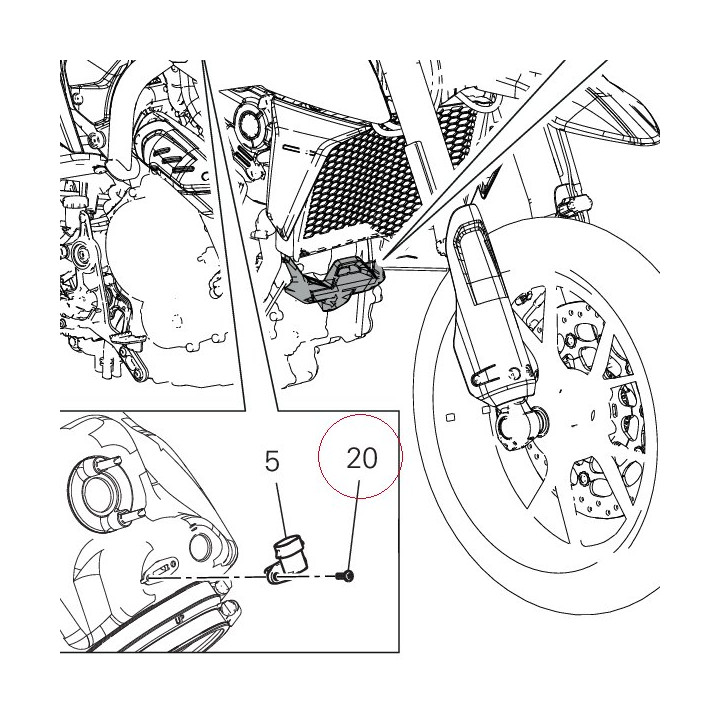 Vis taraud 3.5X10 77440101A — réf. 77440101A | Ducati Store