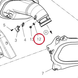 Entretoise 71615071AA — réf. 71615071AA | Ducati Store
