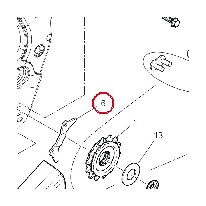 Protezione attuatore — réf. 8301P951AA | Ducati Store