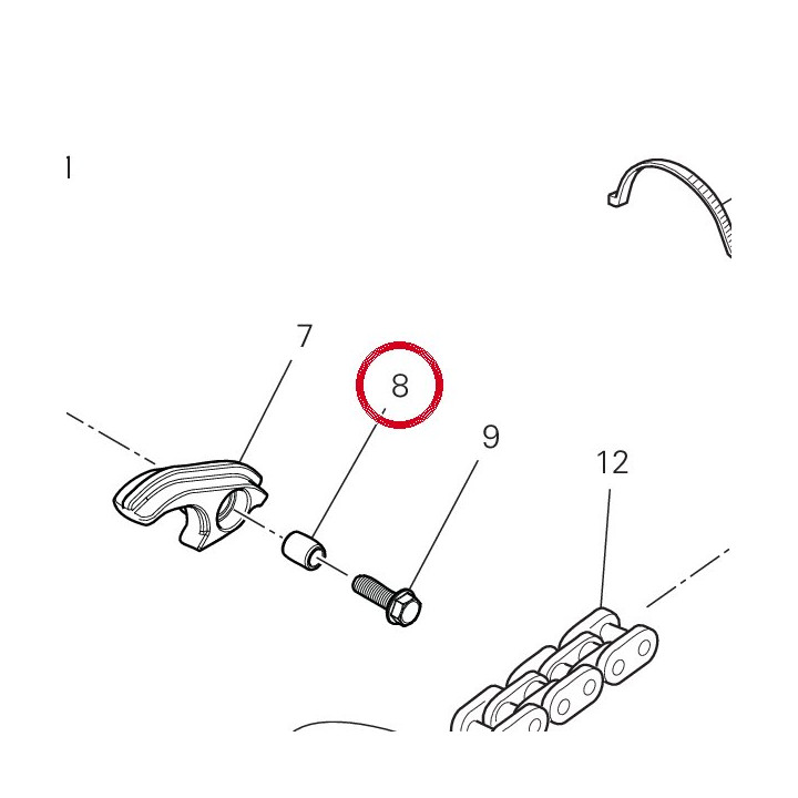 Entretoise 7131F891AA — réf. 7131F891AA | Ducati Store