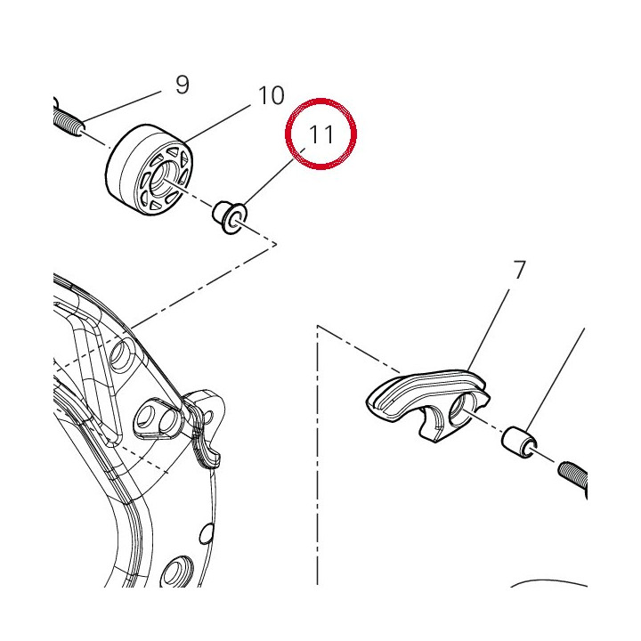 Entretoise 71614901AA — réf. 71614901AA | Ducati Store
