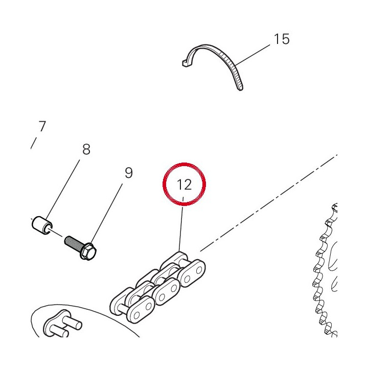 Chaine 67641841A — réf. 67641841A | Ducati Store