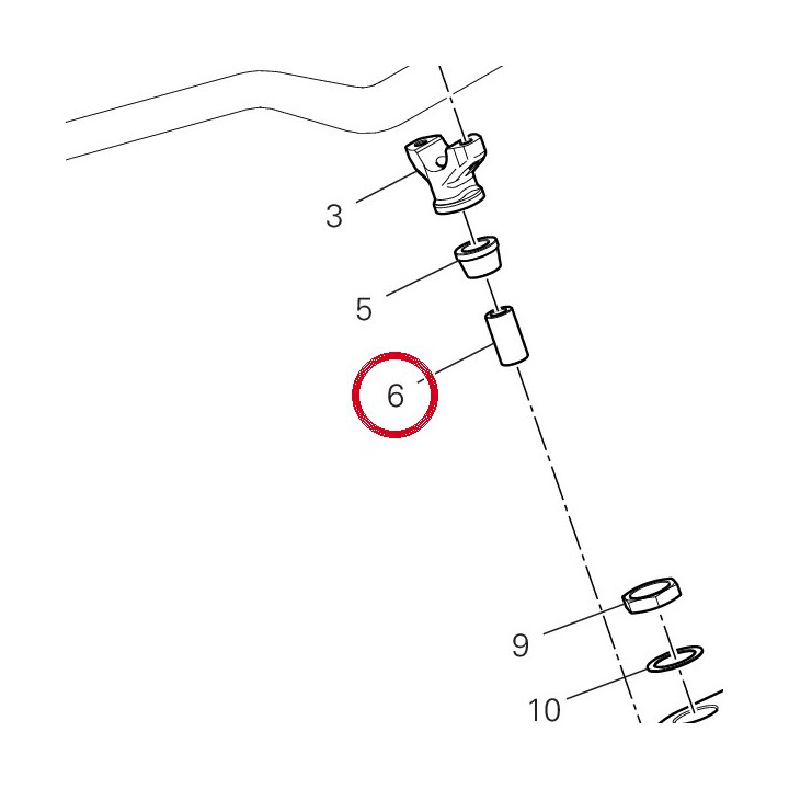 Entretoise 7131F951A — réf. 7131F951A | Ducati Store