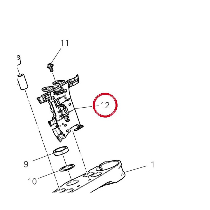 Support connecteur 8291T101B — réf. 8291T101B | Ducati Store