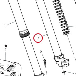 Coulisse droite complète — réf. 34915311A | Ducati Store