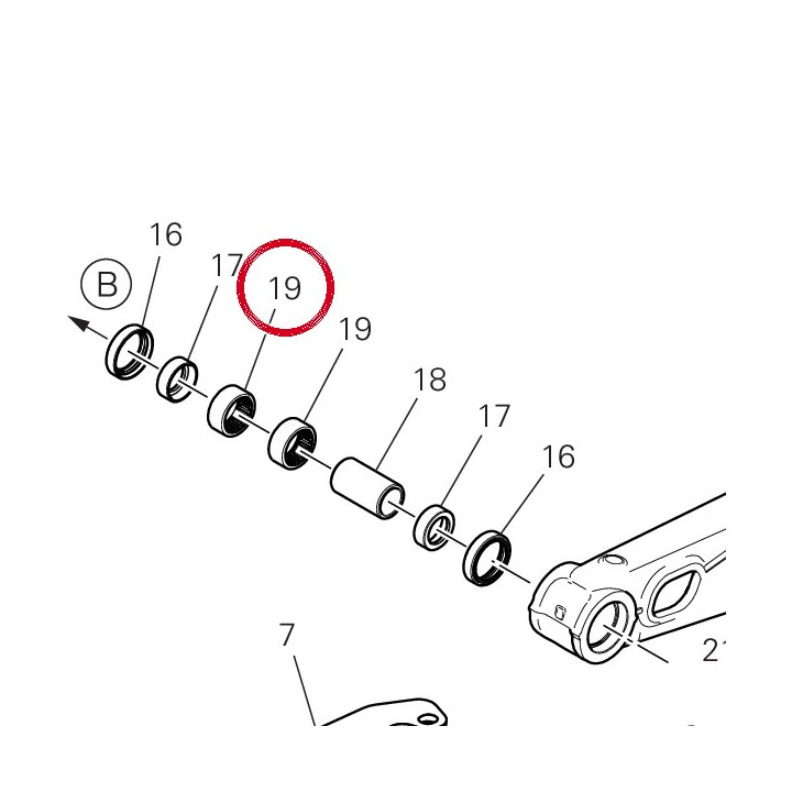 Roulement à aiguilles — réf. 70140951A | Ducati Store
