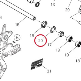 Rondelle butee 85215091A — réf. 85215091A | Ducati Store