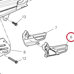 Cruna catena sx 44713081A — réf. 44713081A | Ducati Store