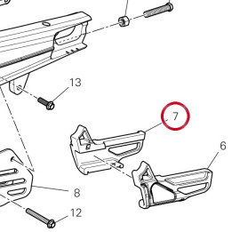 Cruna catena dx 44713091A — réf. 44713091A | Ducati Store