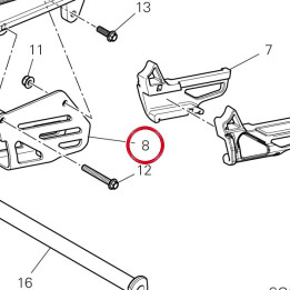 Lamiera fissaggio cruna — réf. 44713102AA | Ducati Store