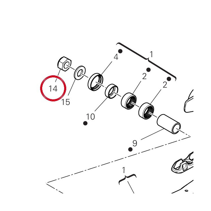 Ecrou 74941551A — réf. 74941551A | Ducati Store