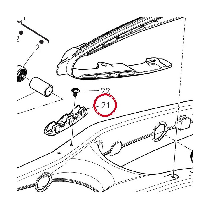 Guide tuyau 75812042A — réf. 75812042A | Ducati Store