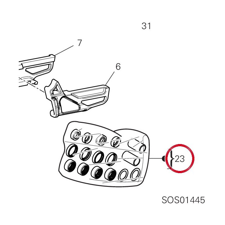 Swingarm roller cage kit — réf. 6992A201A | Ducati Store