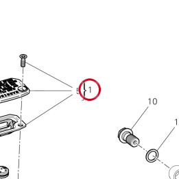 Pompe frein avant 62441561A — réf. 62441561A | Ducati Store