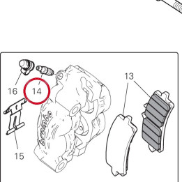 Vis pour vidange étrier — réf. 61240201A | Ducati Store