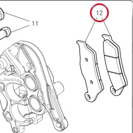 Paire de plaquettes — réf. 61341691A | Ducati Store