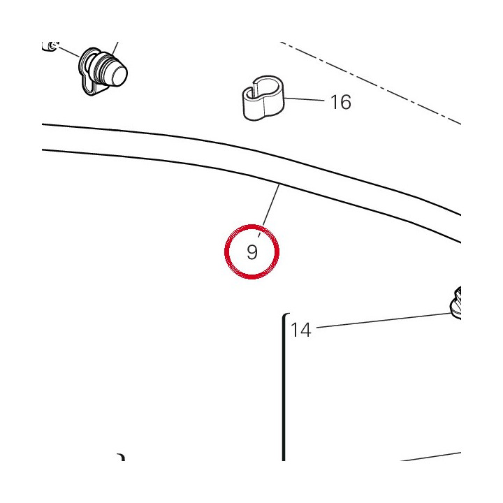 Tuyau 61912321A — réf. 61912321A | Ducati Store