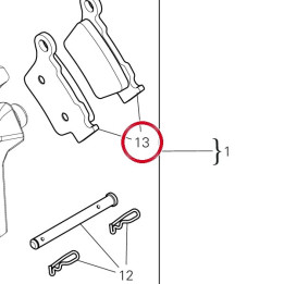 Paire de plaquettes — réf. 61341711A | Ducati Store
