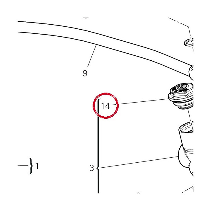 Bouchon fileté 62641441A — réf. 62641441A | Ducati Store