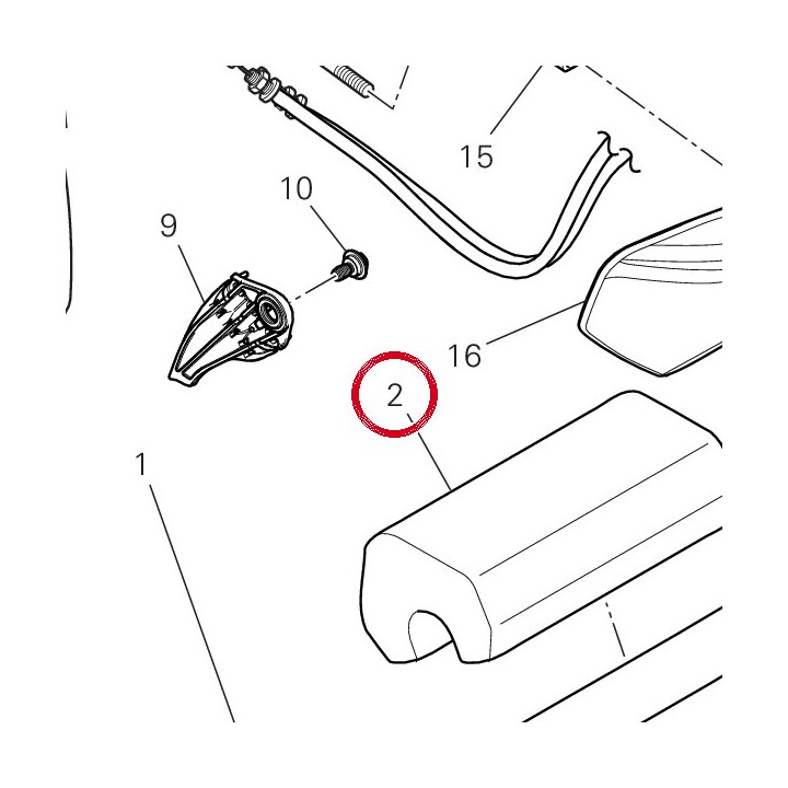 Protège des coups 4601S361A — réf. 4601S361A | Ducati Store