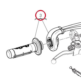 Contrôle gaz 65420551A — réf. 65420552A | Ducati Store