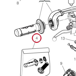 Kit manopole 36120661A — réf. 36120661A | Ducati Store