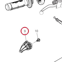 Passe-Cable contrôle gaz — réf. 75812721A | Ducati Store