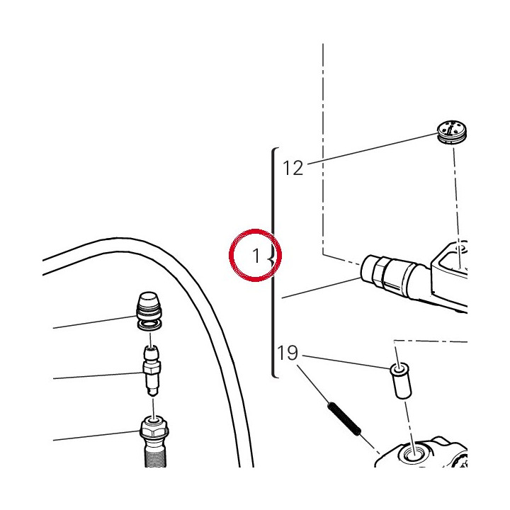 Maitre-Cylindre embrayage — réf. 63041371A | Ducati Store
