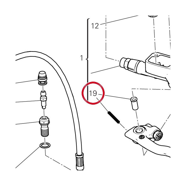 Guide de ressort de pompe — réf. 63140771A | Ducati Store