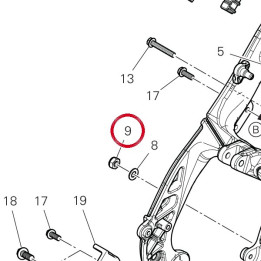 Ecrou 74940201B — réf. 74940201B | Ducati Store