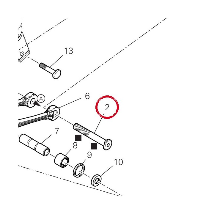 Vis tirant 7791D861BA — réf. 7791D861BA | Ducati Store